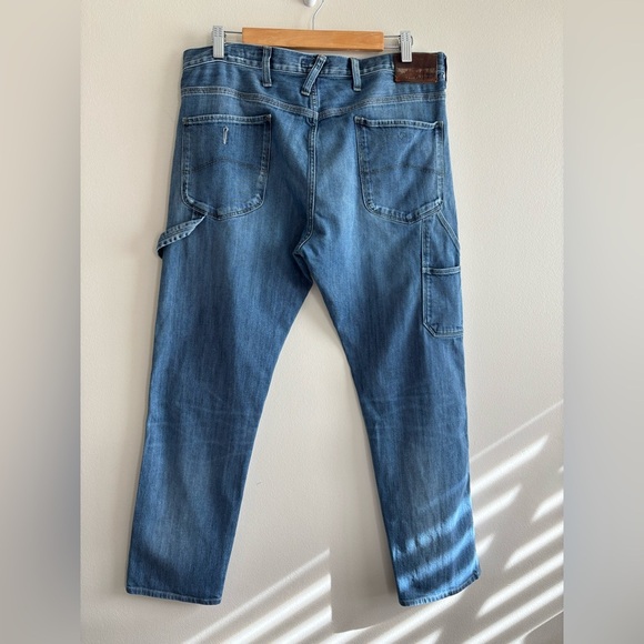 Armani Jeans the low crotch Carpenter Jeans Lightweight sz 34 - Picture 1 of 17